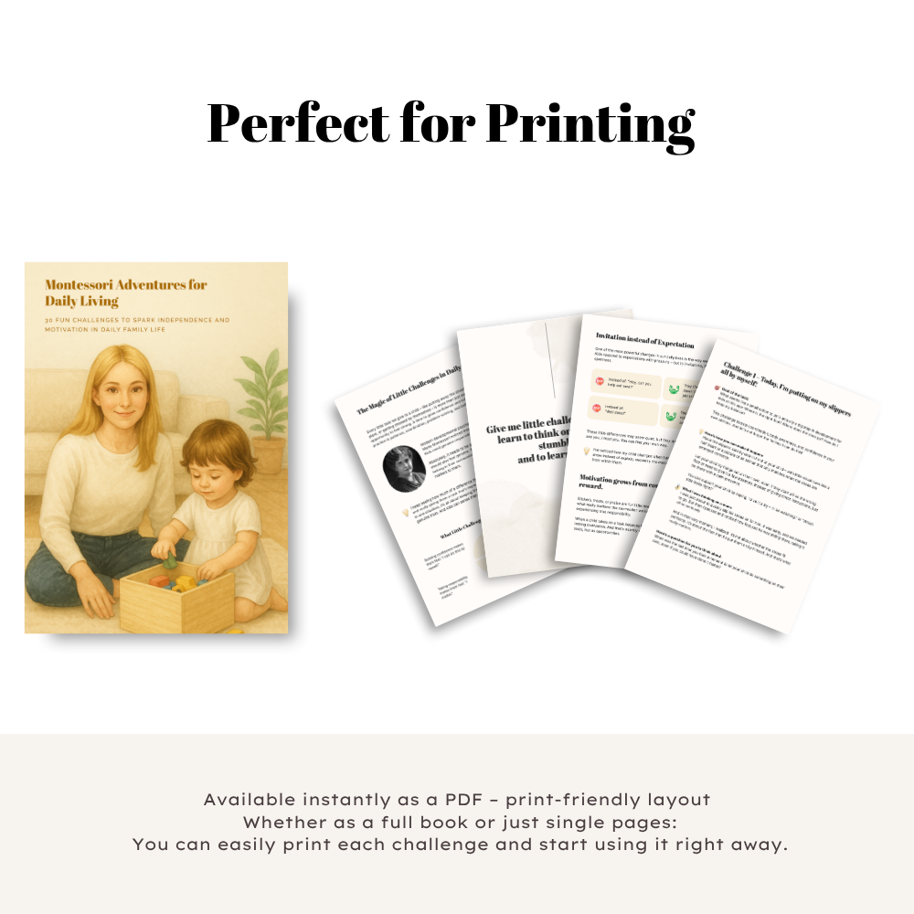 Montessori Challenges for daily Living