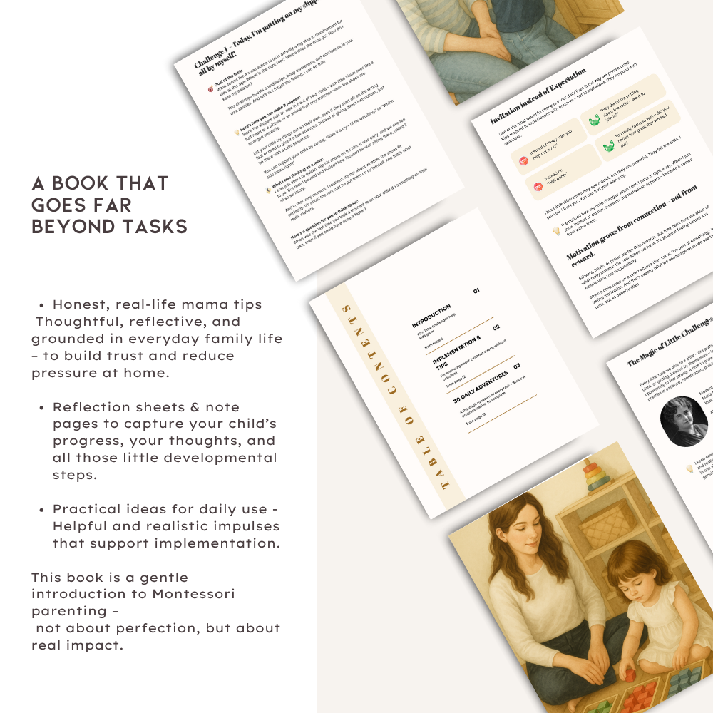 Montessori Challenges for daily Living